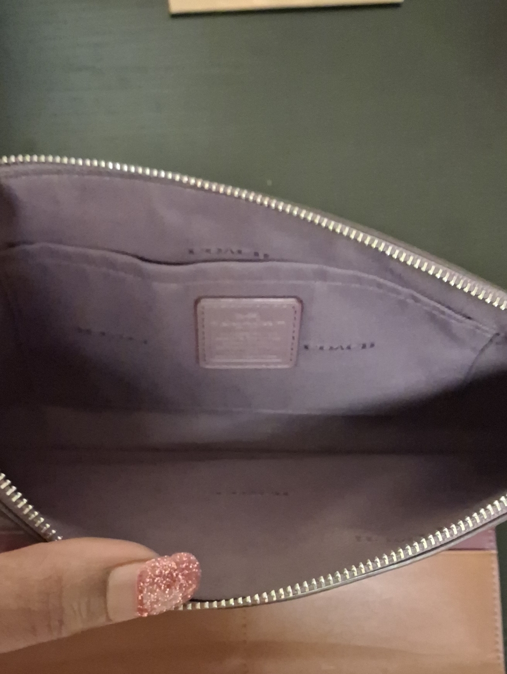 Coach BUNDLE CLUTCH AND SNEAKERS SIZE 7.5 - Picture 13 of 16